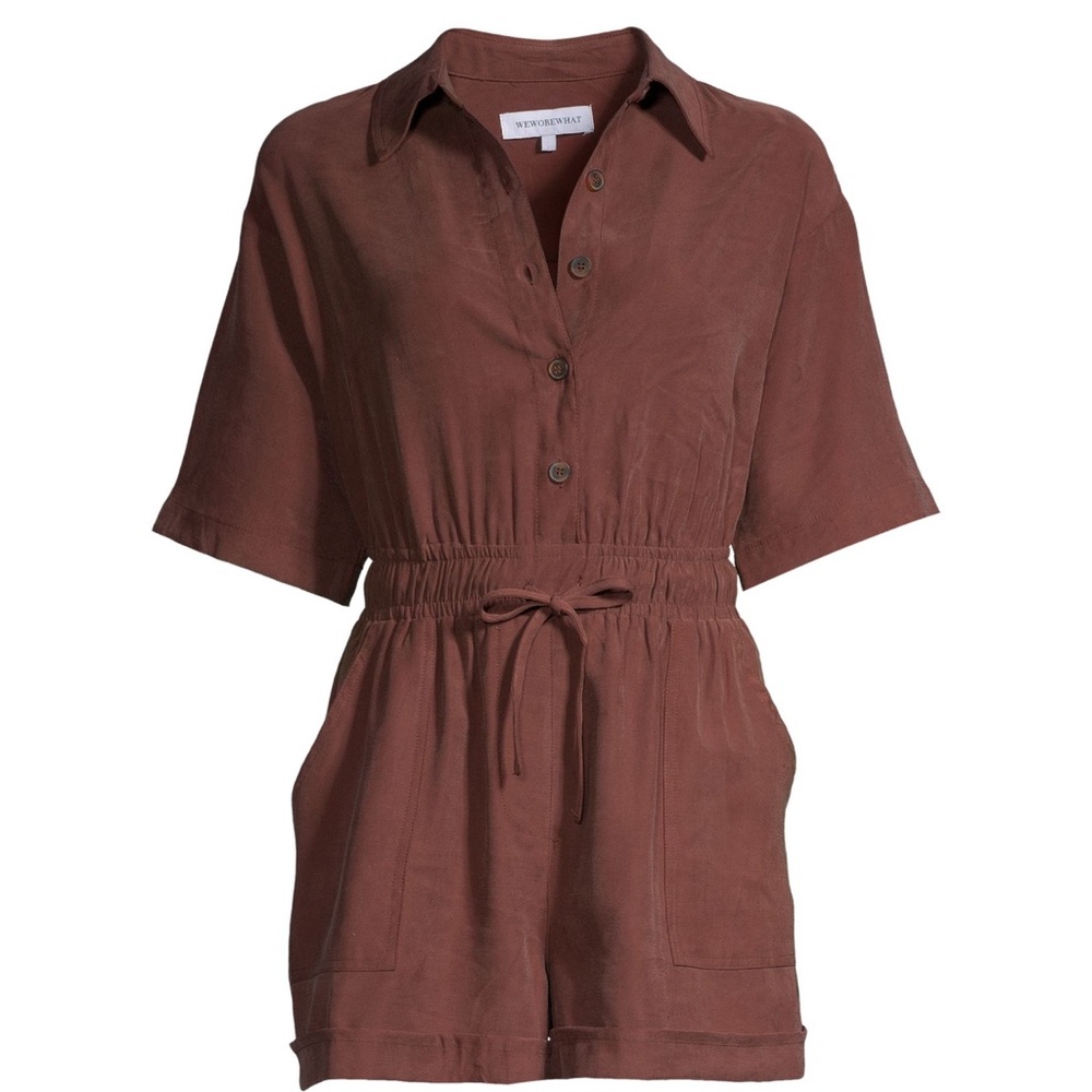 WEWOREWHAT BROWN ROMPER NEW WITH TAGS